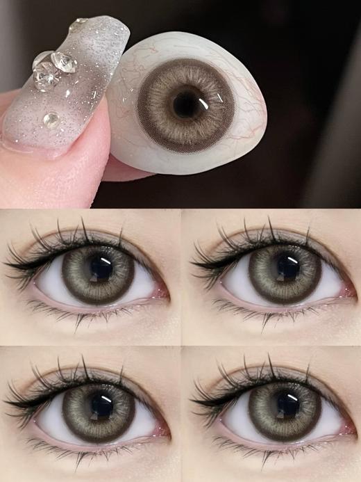 Puffgirl日抛·Chilla顽皮吉拉（棕色）·14.5mm·中大着色·10片装 商品图4