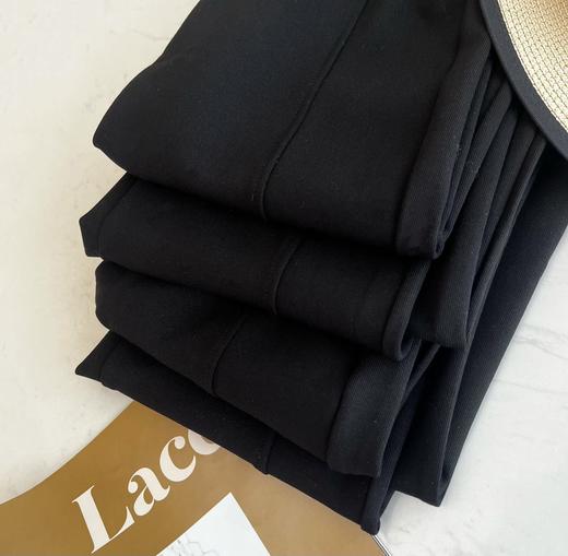 cosA cosB春夏四面弹显瘦显高垂坠感松紧腰微喇阔腿裤2104 商品图3