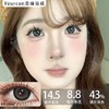 Puffgirl日抛·Harry Brown圣诞布丁/Pepper Gray胡椒怪豆·14.5mm·大着色·10片装 商品缩略图0
