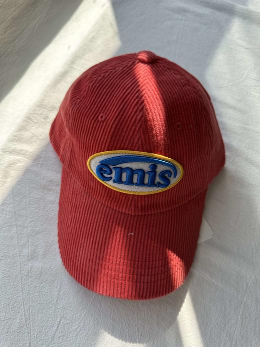 贝壳三 秋冬情侣款灯芯绒软顶棒球帽小众字母刺绣鸭舌帽C091312 商品图7