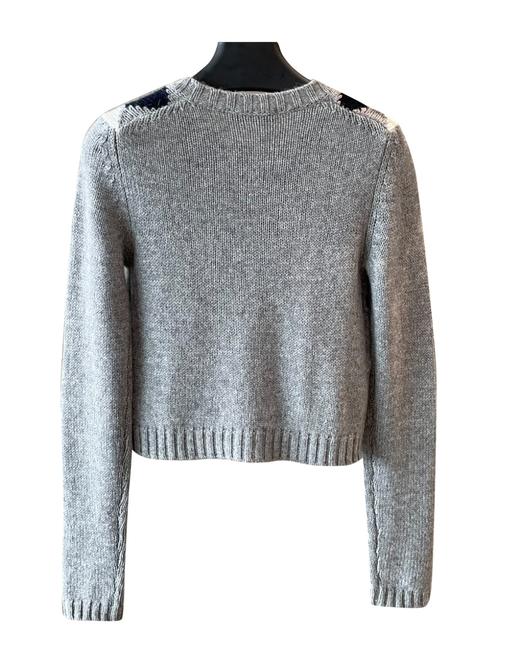 女款修身菱格针织开衫毛衣020 商品图1