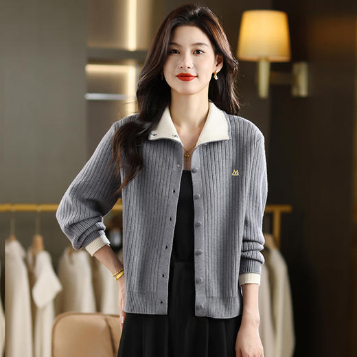 CC 101-9505针织开衫外套上衣洋气 商品图1