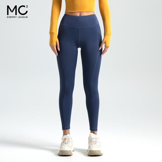 女装侧边口袋蜜桃瑜伽裤-MTCK90K5232884 商品图3