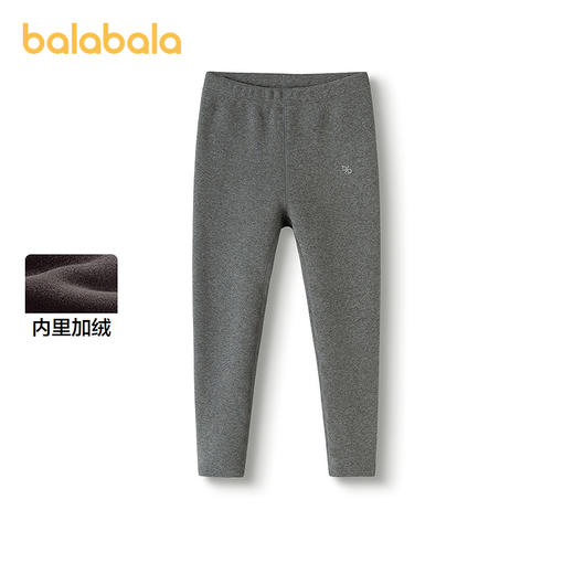【商场同款】巴拉巴拉童装儿童打底裤女童2025秋冬装新款加绒长裤 商品图1