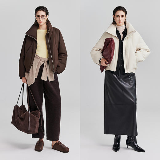 棉仓366615031-立领短款羽绒服 商品图4