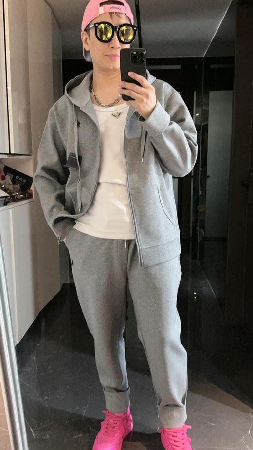 拉家 拉链开衫卫衣外套(蕾姐波哥都是M码,上衣裤子都是) 商品图6