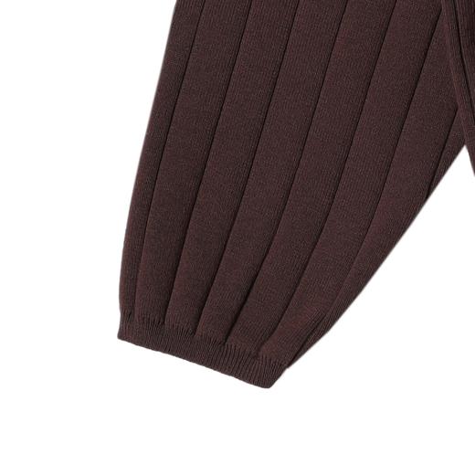 OAS811SDSA男士秋冬新款痞帅男装复古纯色竖纹翻领毛衣百搭开衫针织衫 商品图4