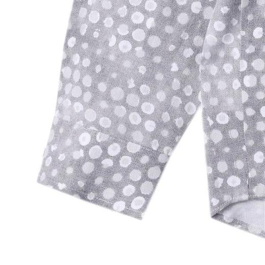 24764SDSA男士秋冬新款痞帅男装潮牌撞色领带设计长袖衬衫时尚简约衬衣 商品图4