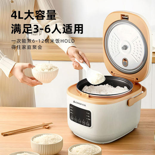 志高电饭家用煲智能预约电饭锅 4-6人多功能保温锅小型电饭锅 商品图1