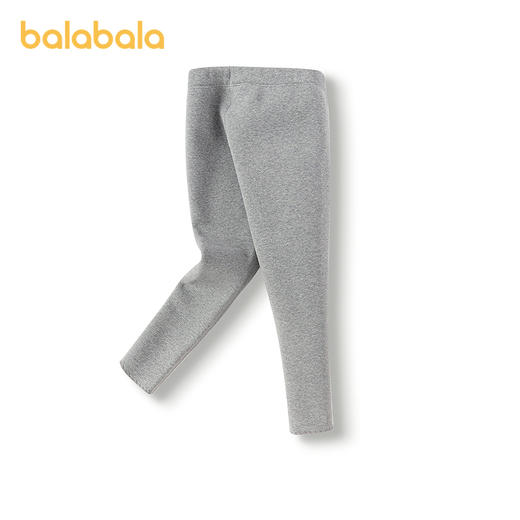巴拉巴拉童装儿童打底裤加绒保暖女童裤子秋冬长裤时尚百搭休闲裤 商品图2