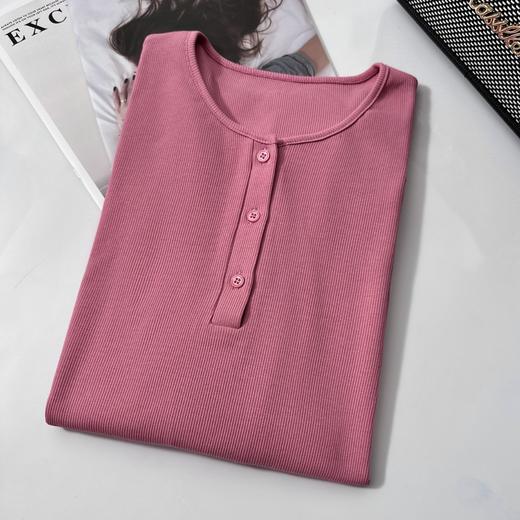 isabelle marran伊莎贝尔优可丝早秋树莓粉气质针织衫JS3692836 商品图2