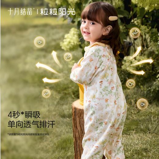 粒粒阳光婴儿衣服精灵森系连体衣阳光棉哈衣宝宝爬服新款 商品图3