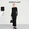 NORNS LADY诺恩【0感系列】2025年秋新款连衣裙收腰小黑裙 H25LF155061/H25LF15506-12.1 商品缩略图3