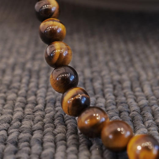 虎眼石搭配黄水晶手串091207 商品图4