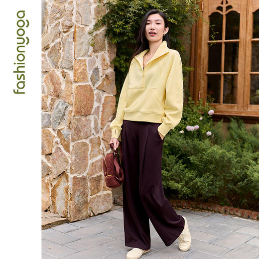 F15854宽松半开拉链卫衣 商品图5