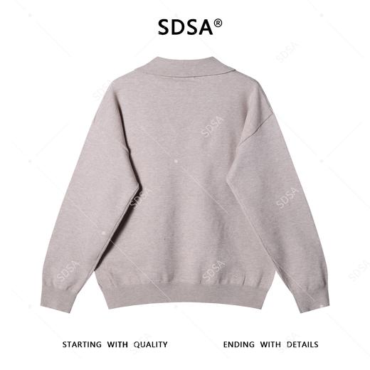 M3322SDSA男士秋冬新款痞帅男装潮牌纯色海鸥领针织衫百搭时尚套头毛衣 商品图5