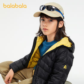 【bp】巴拉巴拉功能运动秋冬轻量保暖羽绒服短款户外连帽外套时尚