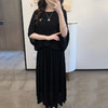 老钱风穿搭气质莱赛尔亚麻针织设计感上衣/半身长裙 商品缩略图1