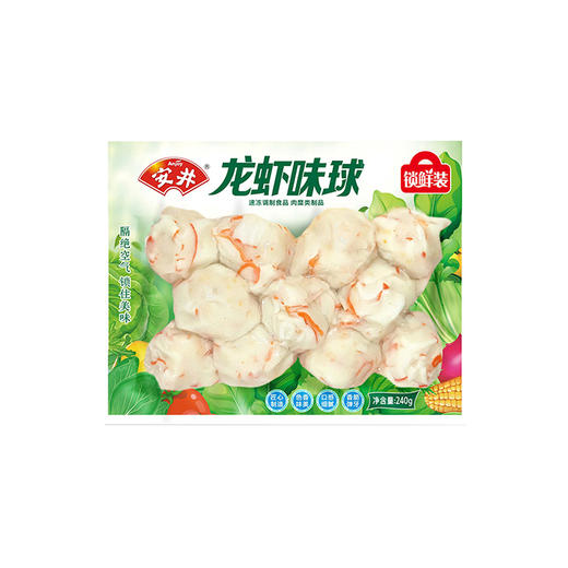 安井锁鲜装龙虾味球240g 商品图0