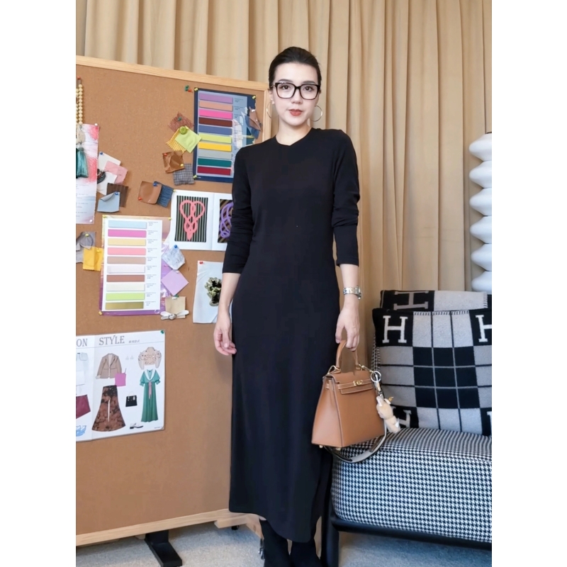 NORNS LADY诺恩【0感系列】2025年秋新款连衣裙收腰小黑裙 H25LF155061/H25LF15506-12.1