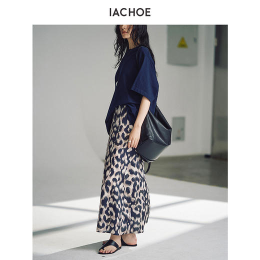 棉仓3631517002-长款豹纹半身裙 商品图2