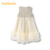 【premium】巴拉巴拉高端线冬网纱背心裙小香风金丝刺绣纱裙女童 商品缩略图2