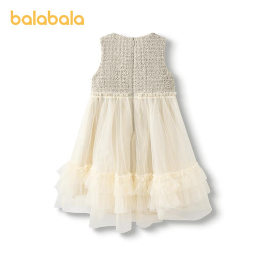 【premium】巴拉巴拉高端线冬网纱背心裙小香风金丝刺绣纱裙女童 商品图2