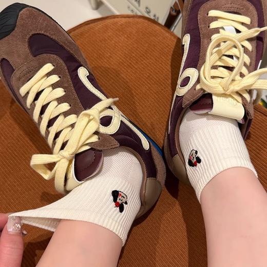 【秒杀！5对特惠装更划算】 女夏季薄款纯棉短筒袜 ，少女感爆棚的纯棉短袜！吸汗透气不闷脚，运动风+刺绣萌宠，韩系低帮时尚感拉满💕 商品图1