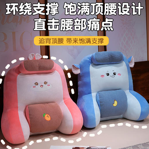 自然醒卡通护颈垫多功能腰靠枕QYL 商品图1