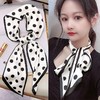 【高端丝巾必入🌟】长条丝巾女高端小方巾四季护颈围脖，黑色百搭小方巾，衬衫飘带神器，四季皆宜✨明星同款，气质UP！ 商品缩略图12