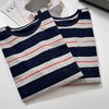 miu系isabelle marran伊莎贝尔美学秋季复古宽松条纹圆领长袖t恤JS3693003 商品缩略图2