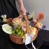 藤编水果/鸡蛋花篮（套二） 商品缩略图0