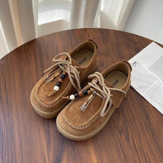 凯撒KAISER 巴恩风厚底袋鼠鞋 慵懒松弛 复古百搭 KS1016 商品图6