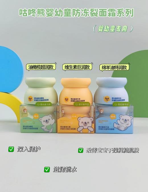 咕咚熊-婴咕咚熊-婴幼童舒缓防冻裂特润面霜 商品图1
