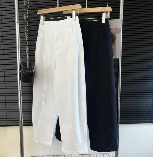 cosAcosB 伊芙丽进口中空纱抗皱百搭镰刀裤2173 商品图0