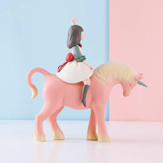 【白夜童话系列】--夜行独角兽--艺术家贾晓鸥雕塑作品 商品图1