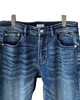 男款做旧微弹刺绣小直筒牛仔裤长裤010 商品缩略图2
