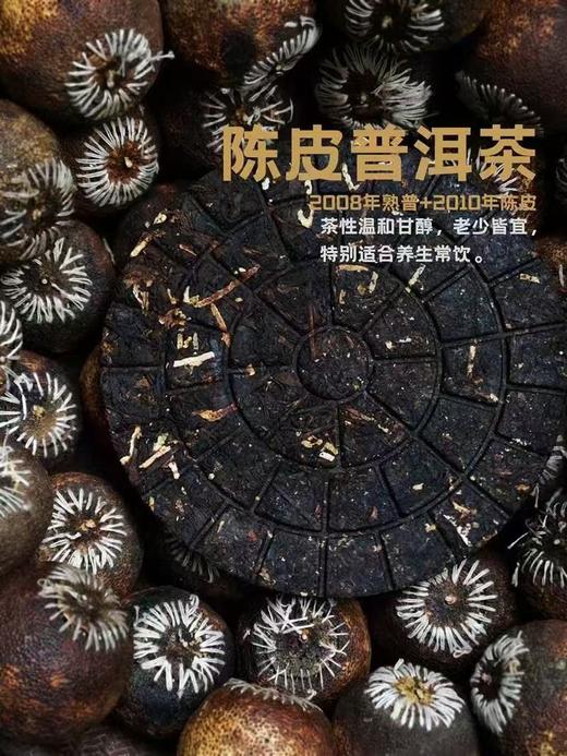 老料【柑香陈皮普洱】300克/饼 商品图2