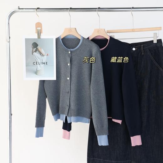 miu系cosAcosB设计感时尚羊毛假两件针织M685 商品图4
