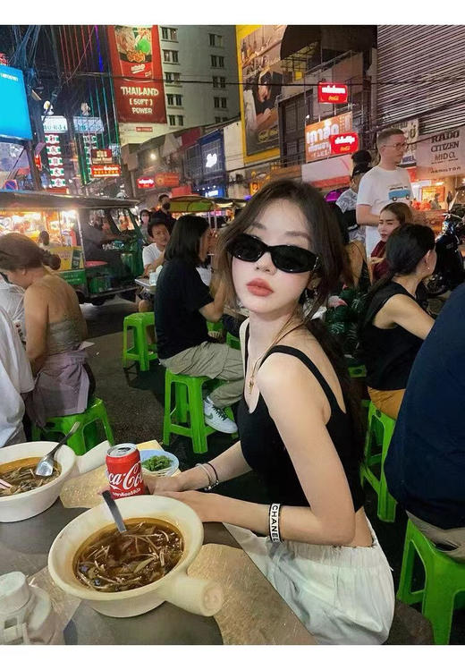 SUNJ3925蚕丝方领乳胶胸垫吊带 商品图5