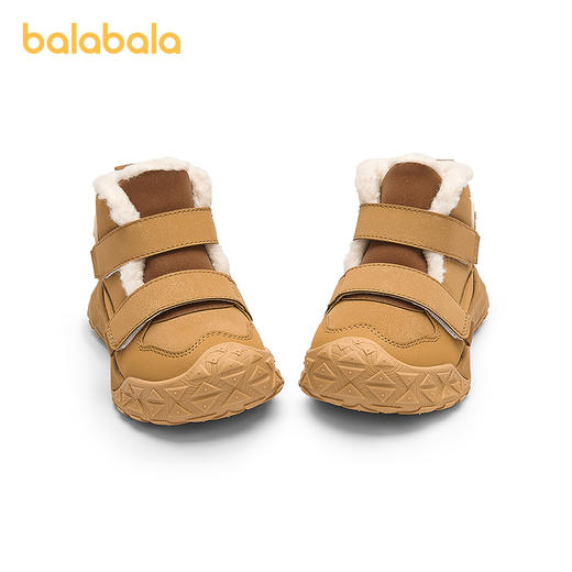 巴拉巴拉童鞋儿童学步鞋高帮雪地靴男宝加绒加厚运动靴2025秋冬鞋 商品图4