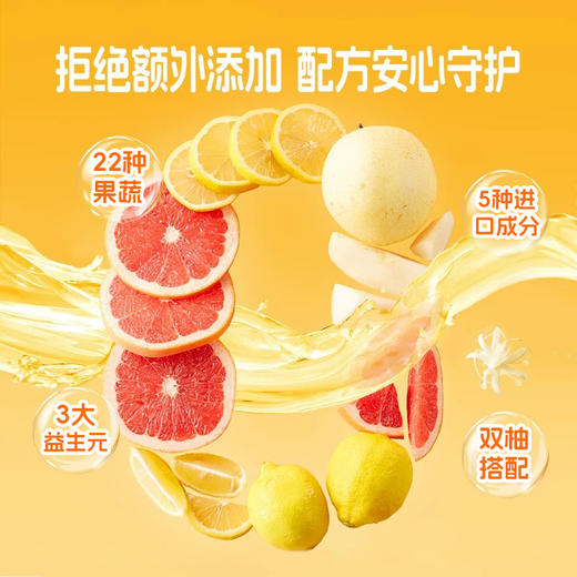 买二送一！【双柚搭配！口口果香】进口成分！多种益生元，严选双柚畅清饮加强版益生元果蔬粉高膳食纤维粉膳食纤维75g现货。ha 商品图1