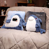 自然醒超柔水晶绒日式鲨鱼多功能抱枕被两用办公室午睡枕头毯子二合一车载汽车靠枕空调被QYL 商品缩略图12