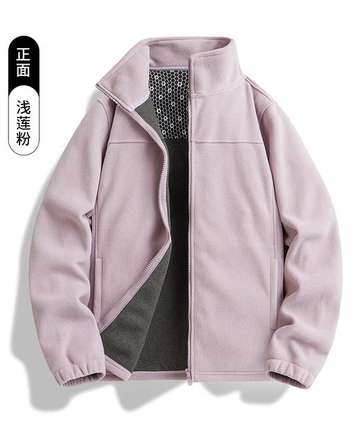 沸腾蓄热 智能温控 情侣抓绒衣 男女内搭 冲锋衣内胆 秋冬加厚保暖上衣BS25666-W 商品图5