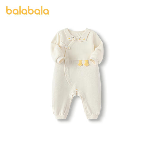 巴拉巴拉童装新生儿连体衣婴儿衣服冬季宝宝哈衣爬服可爱萌趣舒适 商品图0