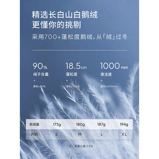 棉仓366615012-可翻折立领中长款羽绒服 商品图2