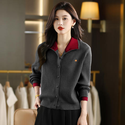 CC 101-9505针织开衫外套上衣洋气 商品图0