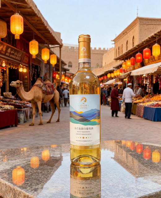 【新疆好物】新疆马瑟兰干红葡萄酒  小芒森甜白葡萄酒  750ml/瓶 商品图1