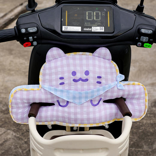 自然醒方巾格子喵儿童防撞垫QYL 商品图12