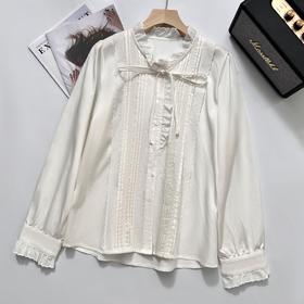 CE家isabelle marran伊莎贝尔法式重工别致花边系带衬衫JS3693012